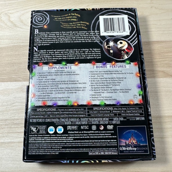 SET Tim Burton's The Nightmare Before Christmas 2 Disc collector's Edition & Mug - Picture 5 of 16